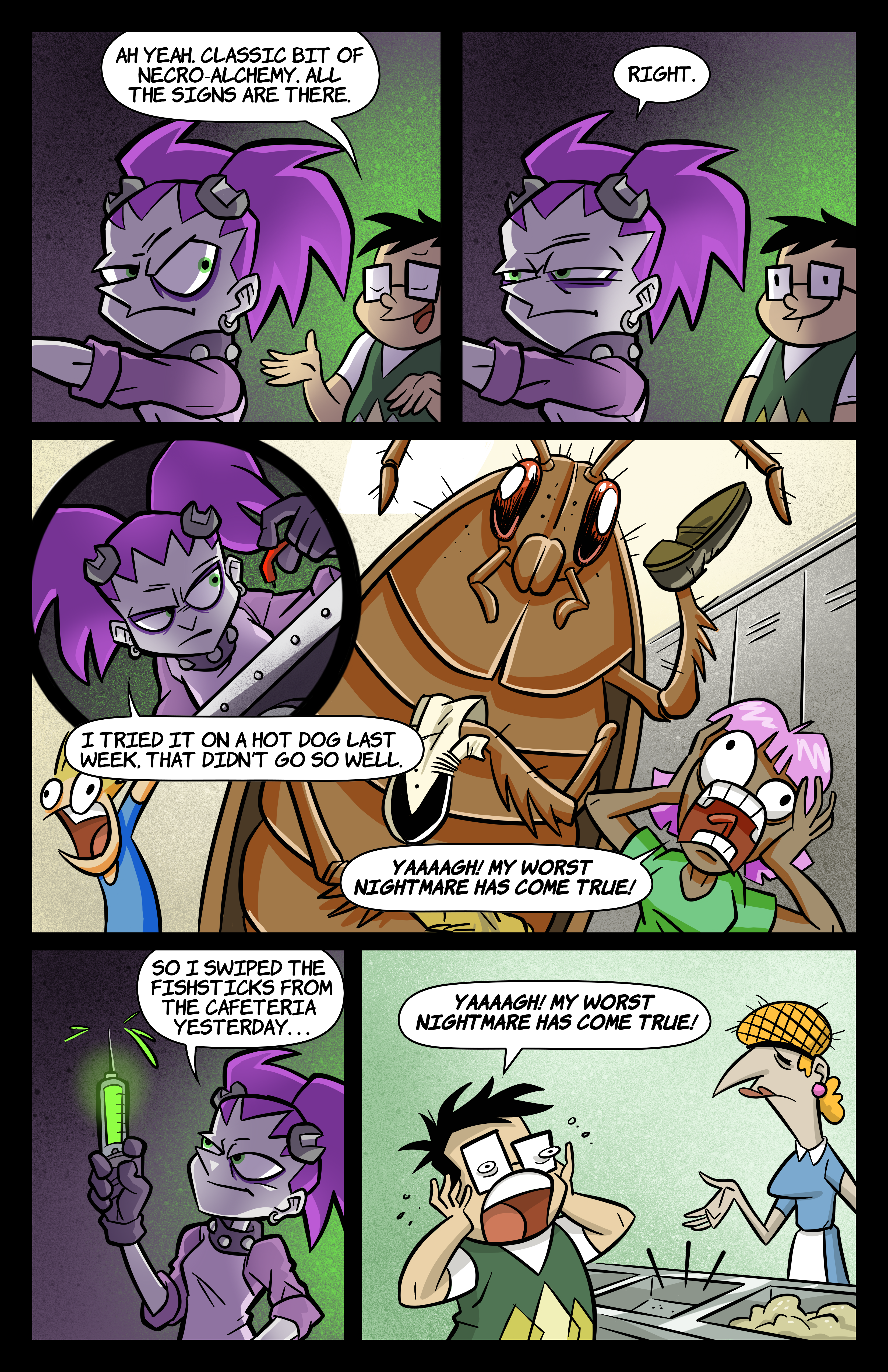 0: Tabitha Faust and the Fearsome Fate of Frankenfishstick Pg 2