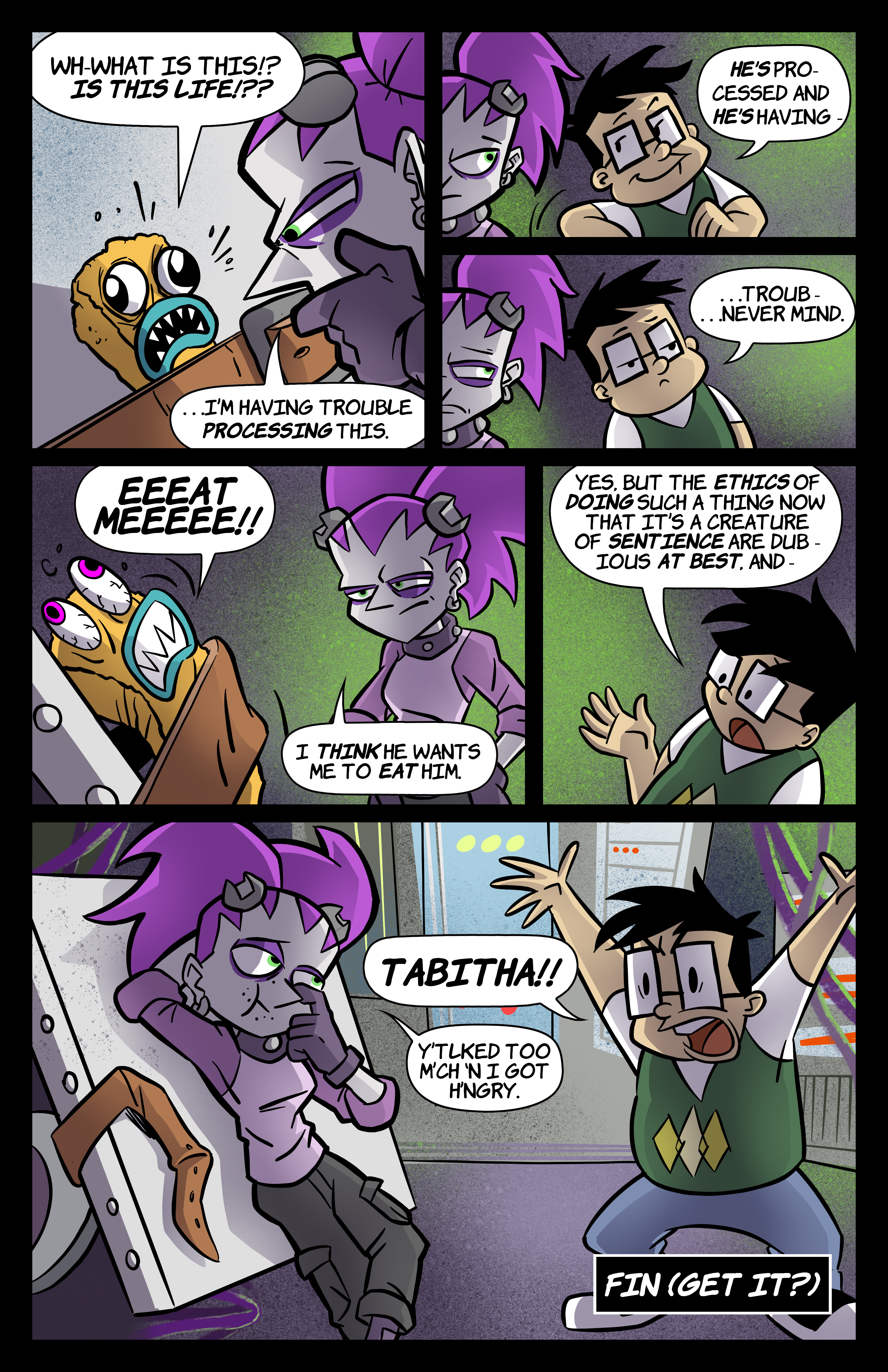 0: Tabitha Faust and the Fearsome Fate of Frankenfishstick Pg 4